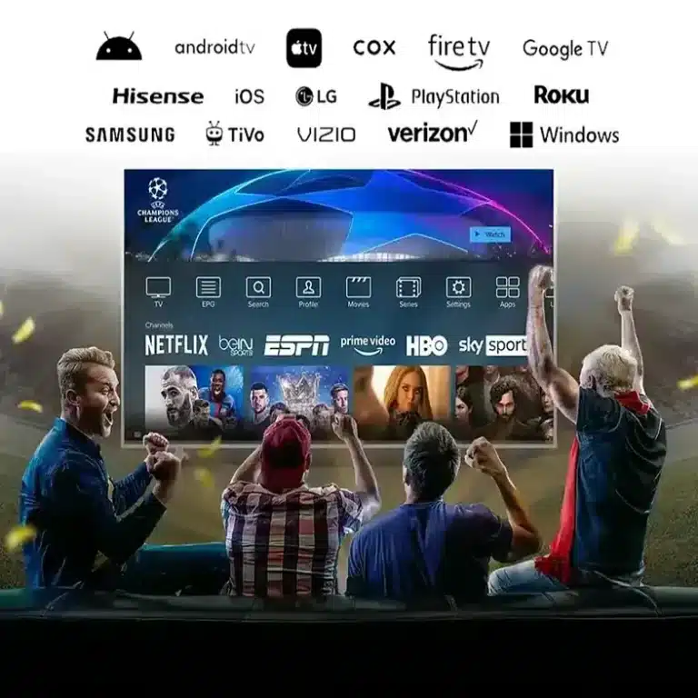 a hand holding a phone and a device